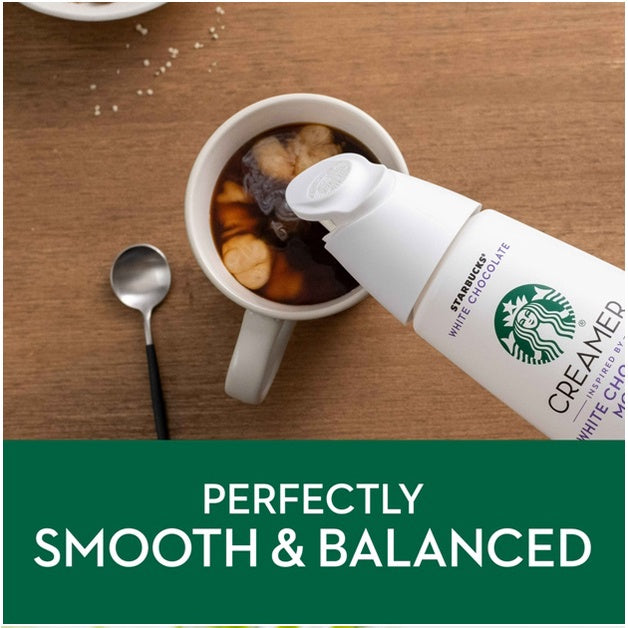 Starbucks White Chocolate Mocha Liquid Coffee Creamer – 28 fl oz Bottle